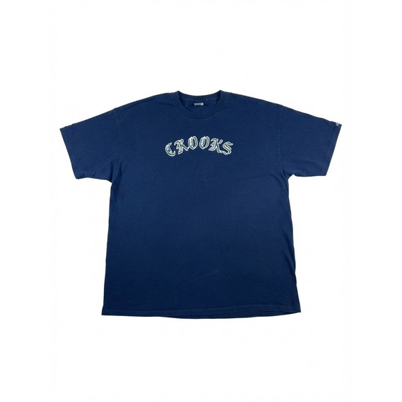 Crooks & Castles Other - Crooks & Castles Navy Blue Graphic T-Shirt 2XL Streetwear Cotton Tee